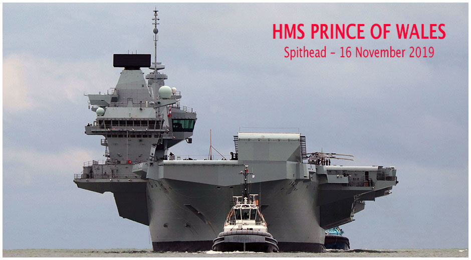 HMS Prince of Wales, Spithead, 16th November 2019